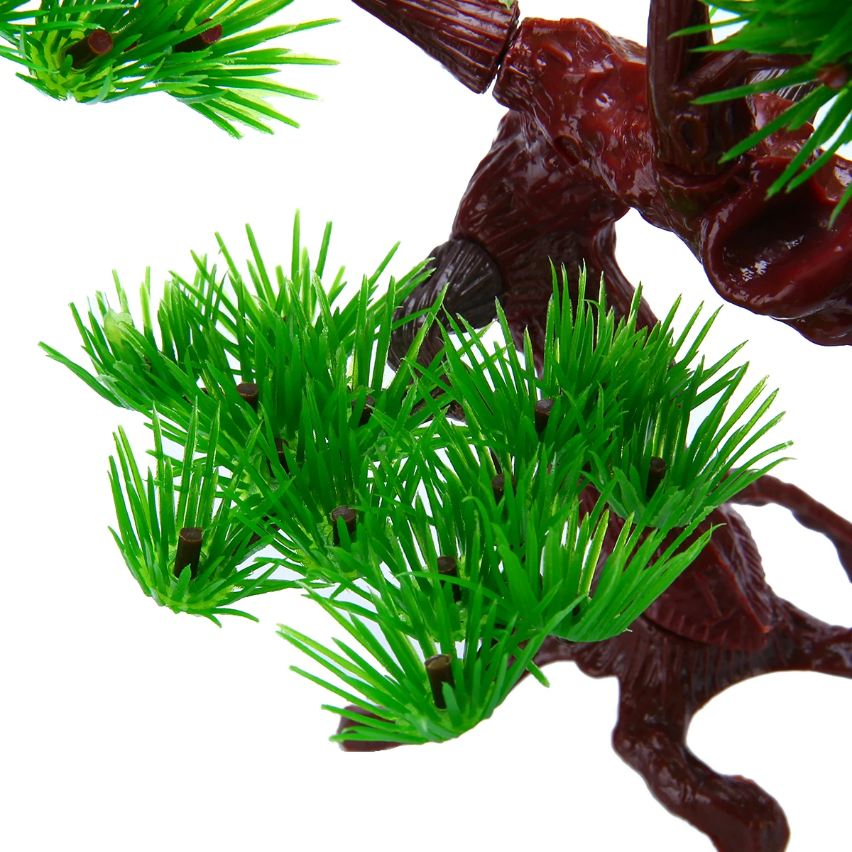 1pc Aquarium Bonsai Ornament Rock Pine Tree Ornament Fish Tank Rockery Artificial Pine Tree Plant Decoration Big Size