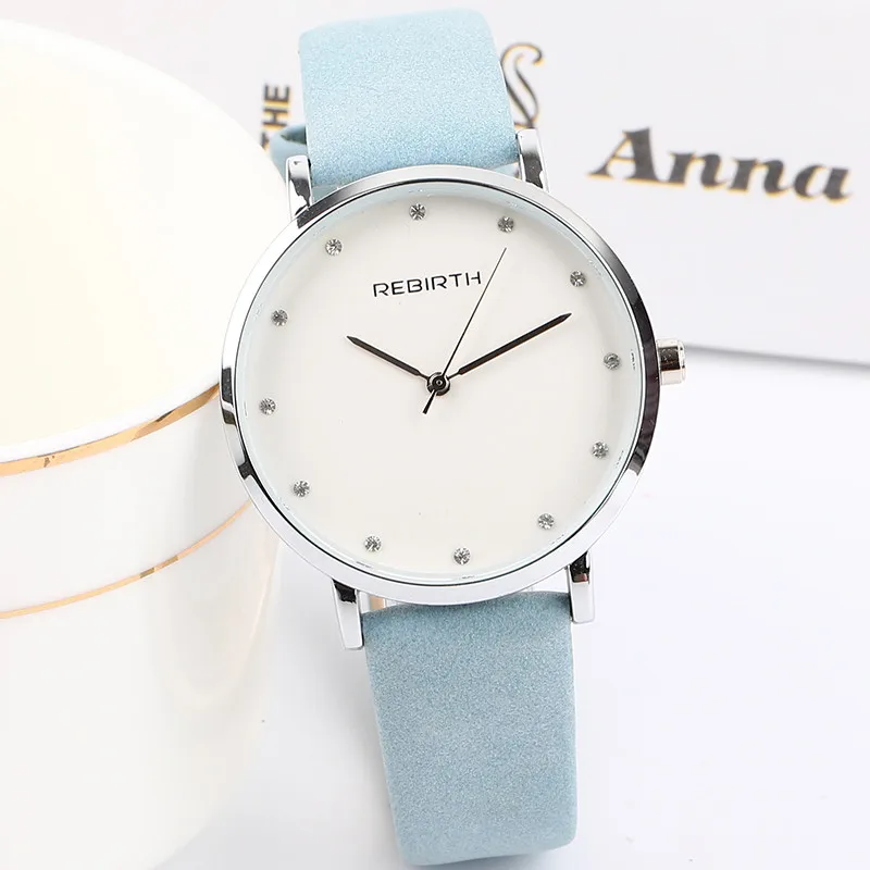 

Vintage Women Watches Rhinestone Luxury Lady Wristwatches Leather Fashion Causal Dress Watch Women Quartz Watch Bracelet Watches