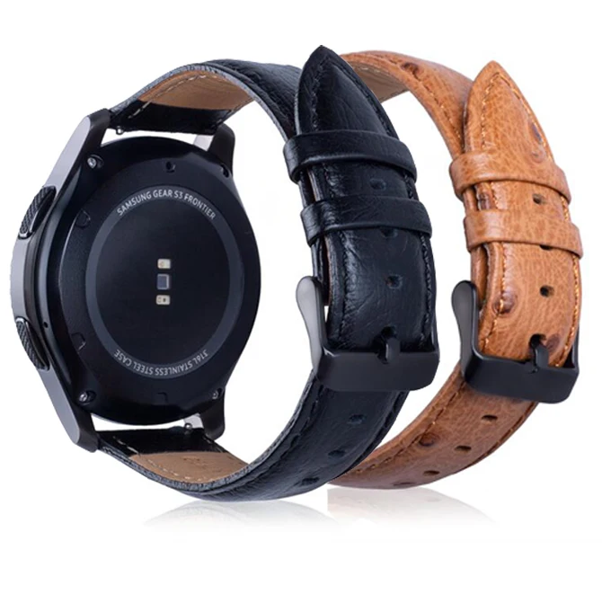 22 мм 20 huami amazfit bip кожаный ремешок Pebble Time для samsung Шестерни спортивные S2 S3