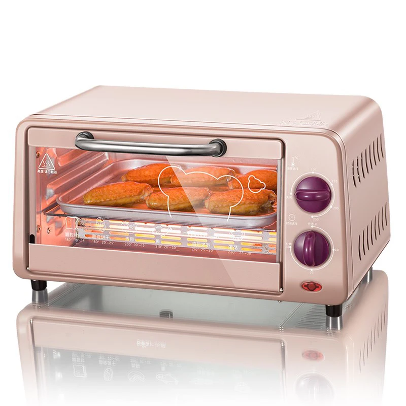 DMWD многофункциональная 9л мини-электрическая духовка, автоматическое оборудование для выпечки домашнего торта, пиццы, яиц, пирожных, печенья, 220 В, 800 Вт