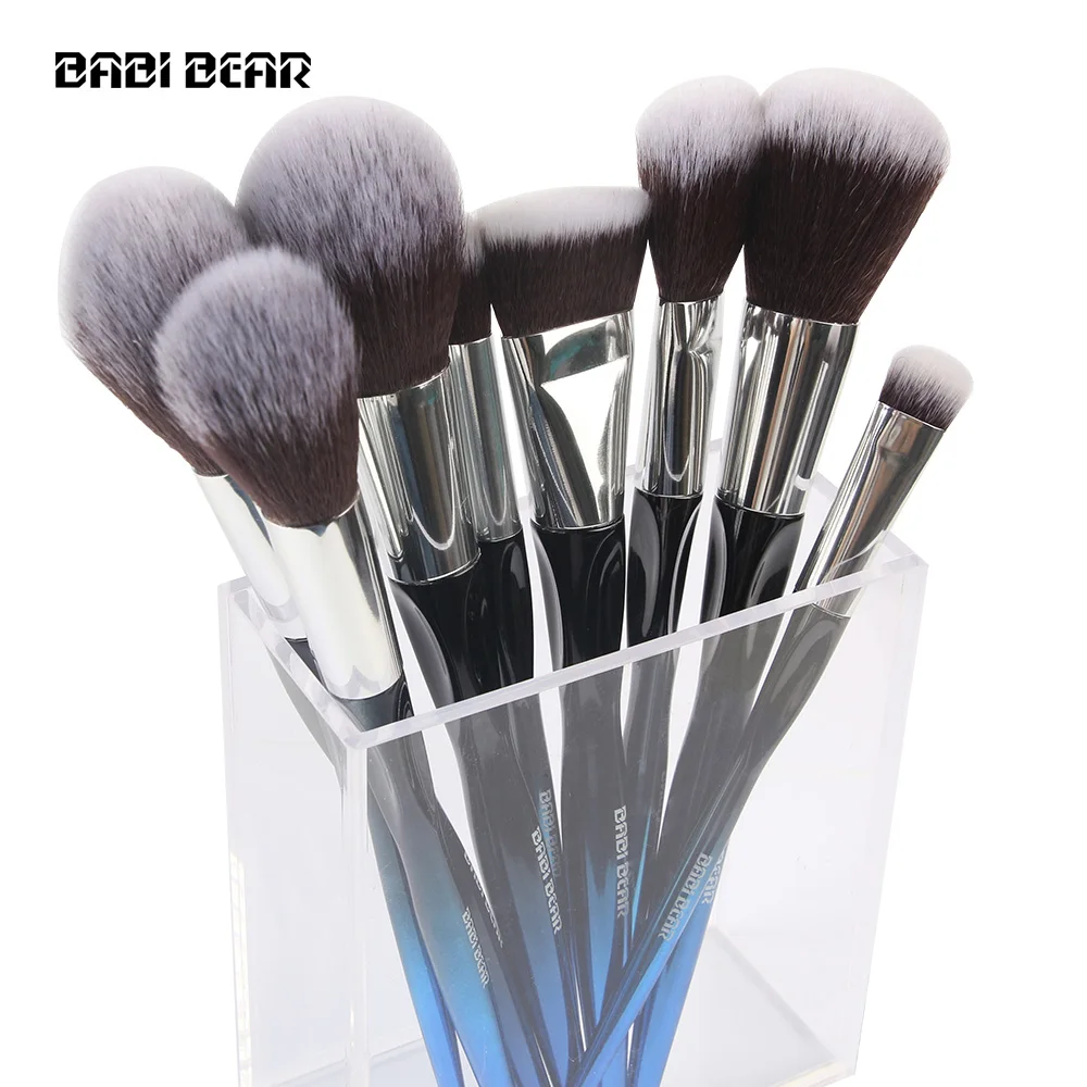 BABI BEAR 10 шт. Профессиональные кисти для макияжа Макияж Кисти основа бровей Набор кистей для макияжа Brochas Maquillaje