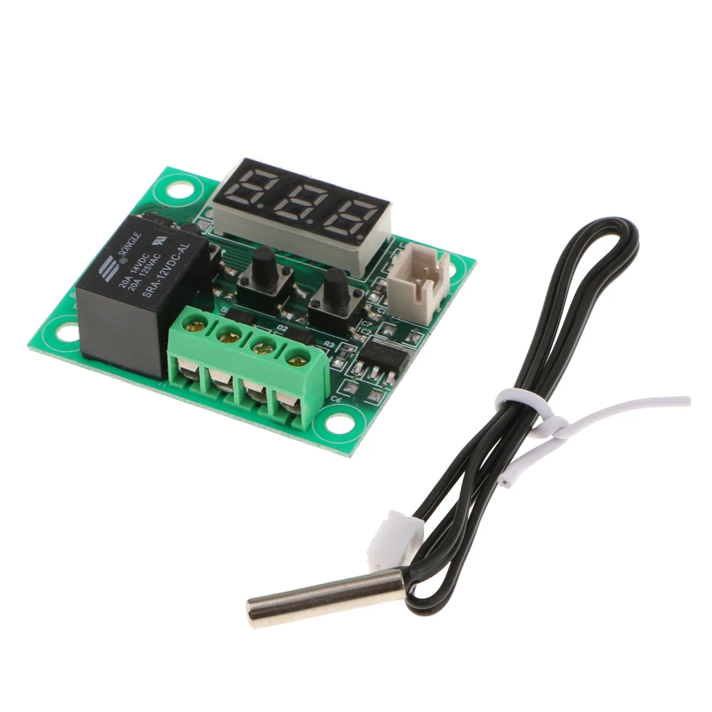 W1209 50-110degree 12V Digital Thermostat Temp Control Switch Sensor Module 