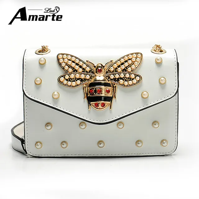 Us 30 69 2017 Women Luxury Rhinestones Bee Purses And Handbags Small Chain Crossbody Bag For Las Evening Bags Party Bolsa Feminina In