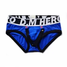 Male underwear briefs man panties ropa interior hombre buckle jockstrap solid sexy underwear men low-rise gay underwear cuecas