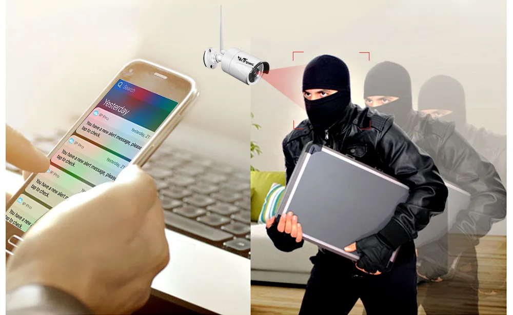 surveillance camera kit motion detection