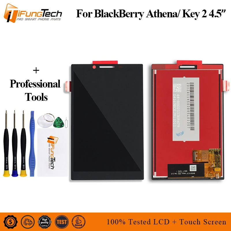 

100% Tested For BlackBerry Key 2 LCD Display with Touch Screen Digitizer Assembly Replacement For Blackberry Keytwo Key Two