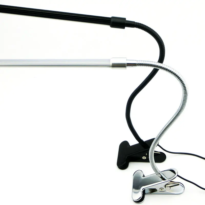 Skup Ochrona oczu Led lampka na biurko do czytania z klipsem dwa poziom jasności przełącznik ściemniacza lampa stołowa oszczędność energii