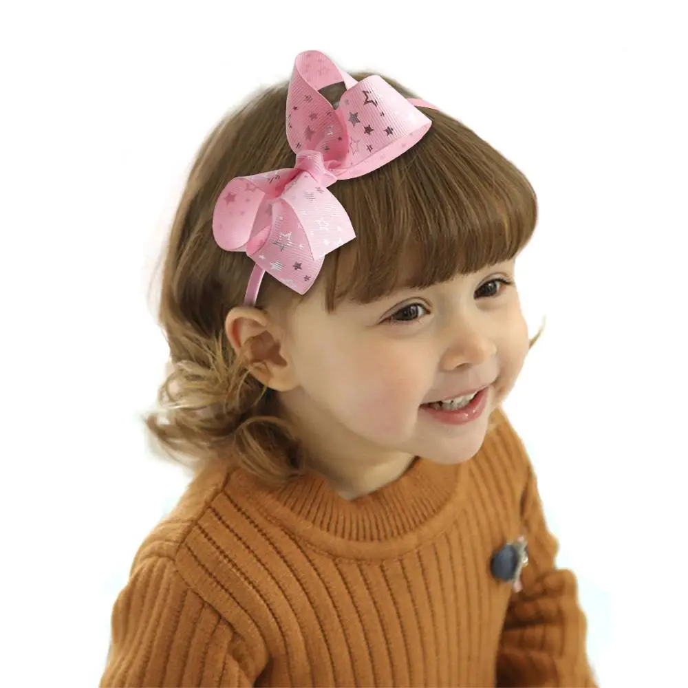 

2pcs/Set Children Accessories Hairband Hairpins Gum for Hair Baby Girls Lovely Bow Headwear Hair clip Headband