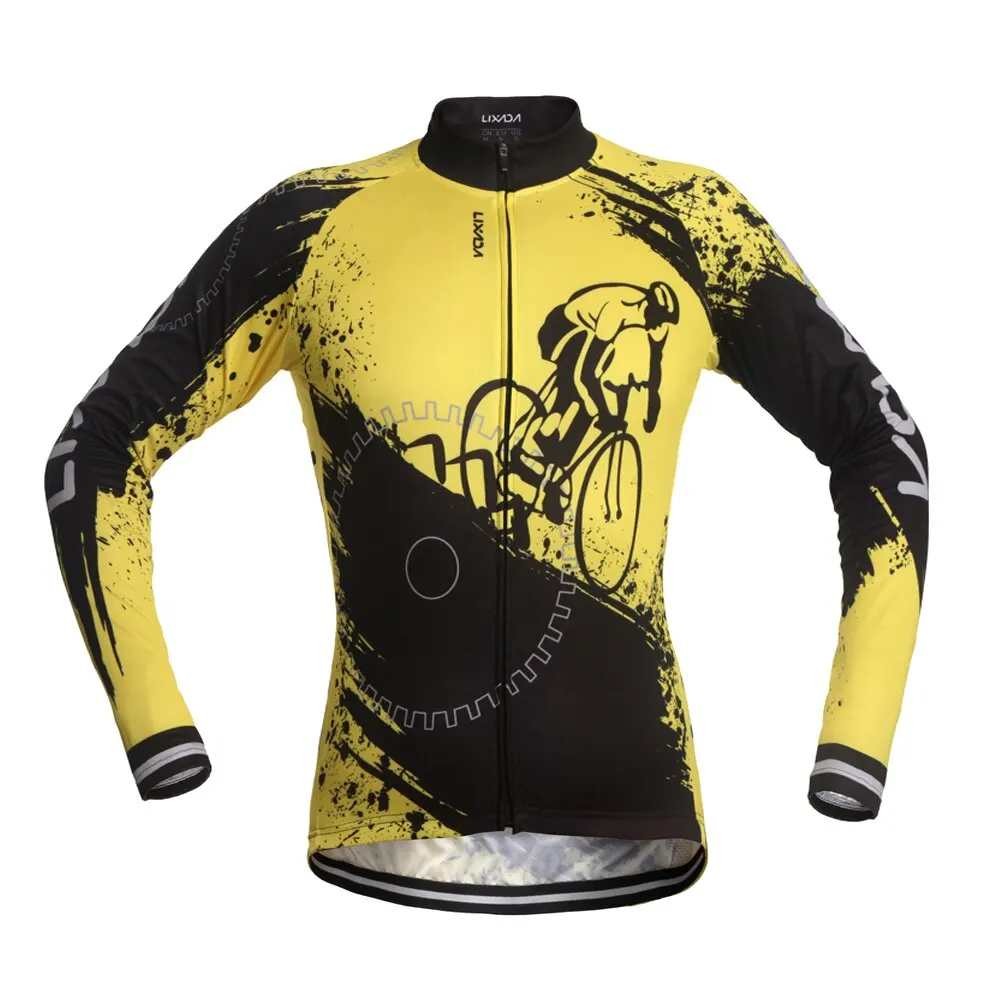 Велосипедная одежда для езды на велосипеде наборы велосипедный, от lixada спортивная одежда дышащий Велоспорт Джерси наборы мужские с