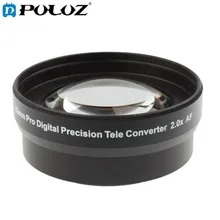 2.0X 52mm Pro Digital Precision Teleconverter Telephoto Tele Lens Tele Converter for Nikon D7100 D5000 D3200 D3100 D3000