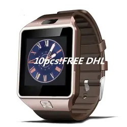 10 шт. dz09 Smart Watch для Apple, Android Phone Support sim-карты Reloj inteligente SmartWatch PK gt08 носимых умная электроника