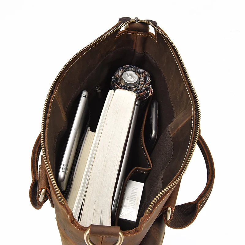 Сумка на плечо мужская из натуральной воловьей кожи в винтажном стиле|messenger crossbody