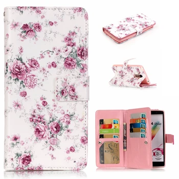 

9 Card Holder Wallet Phone Cases For LG K7/ LG K10 Luxury PU Leather Flip Case for LG G4 Stylus Capinhas Celular Aksesuar Capa