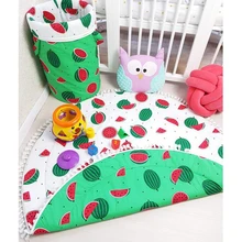 INS украшение в детскую комнату мягкий толстый круглый ковер одеяло двухсторонний ковер Детский мягкий игровой коврик детский ползающий коврик украшение дома