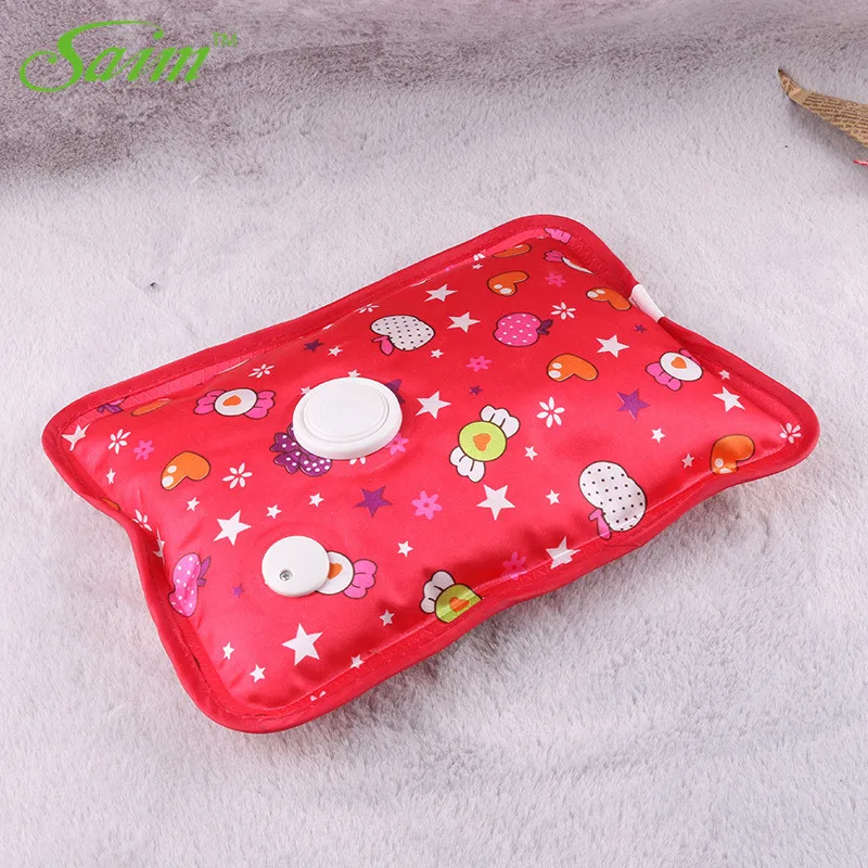 

Saim Cartoon Electric Hot Water Bottle Warmer Electric Heating Treasure 220V Hot Water Bag Double Insert Warm Water Bag JJ50594