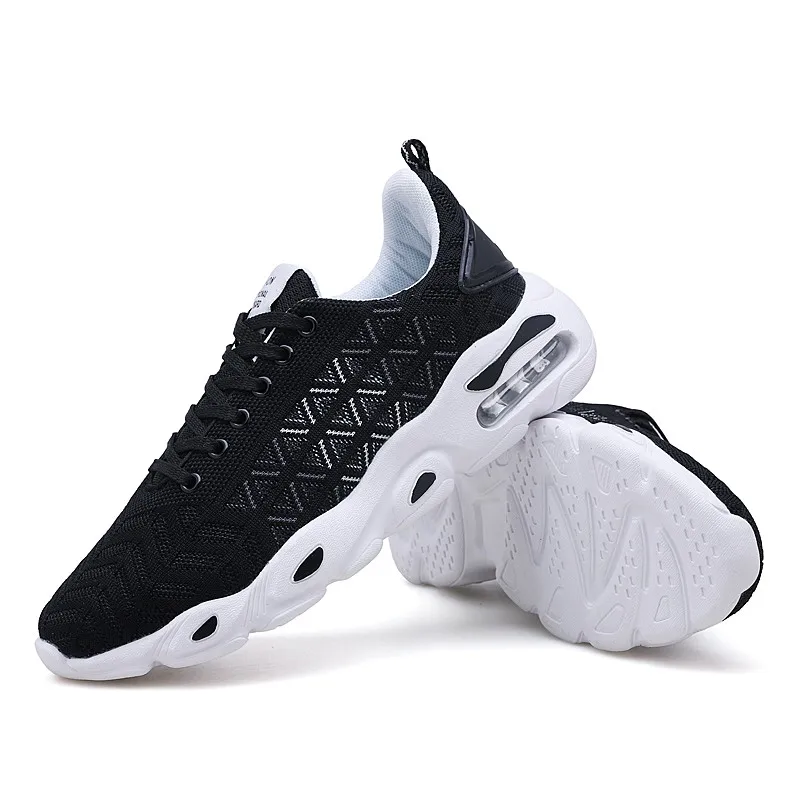 2019 Running Shoe for Men Adult Athletic Sapatos Masculino Cushioning Outdoor Breathable Mesh Men Shoes Sneakers Sport Gym Shoes