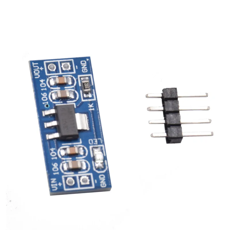 50 шт. AMS1117 5 В (6-12 В) очередь 5 В Питание модуль AMS1117-5.0 для Arduino