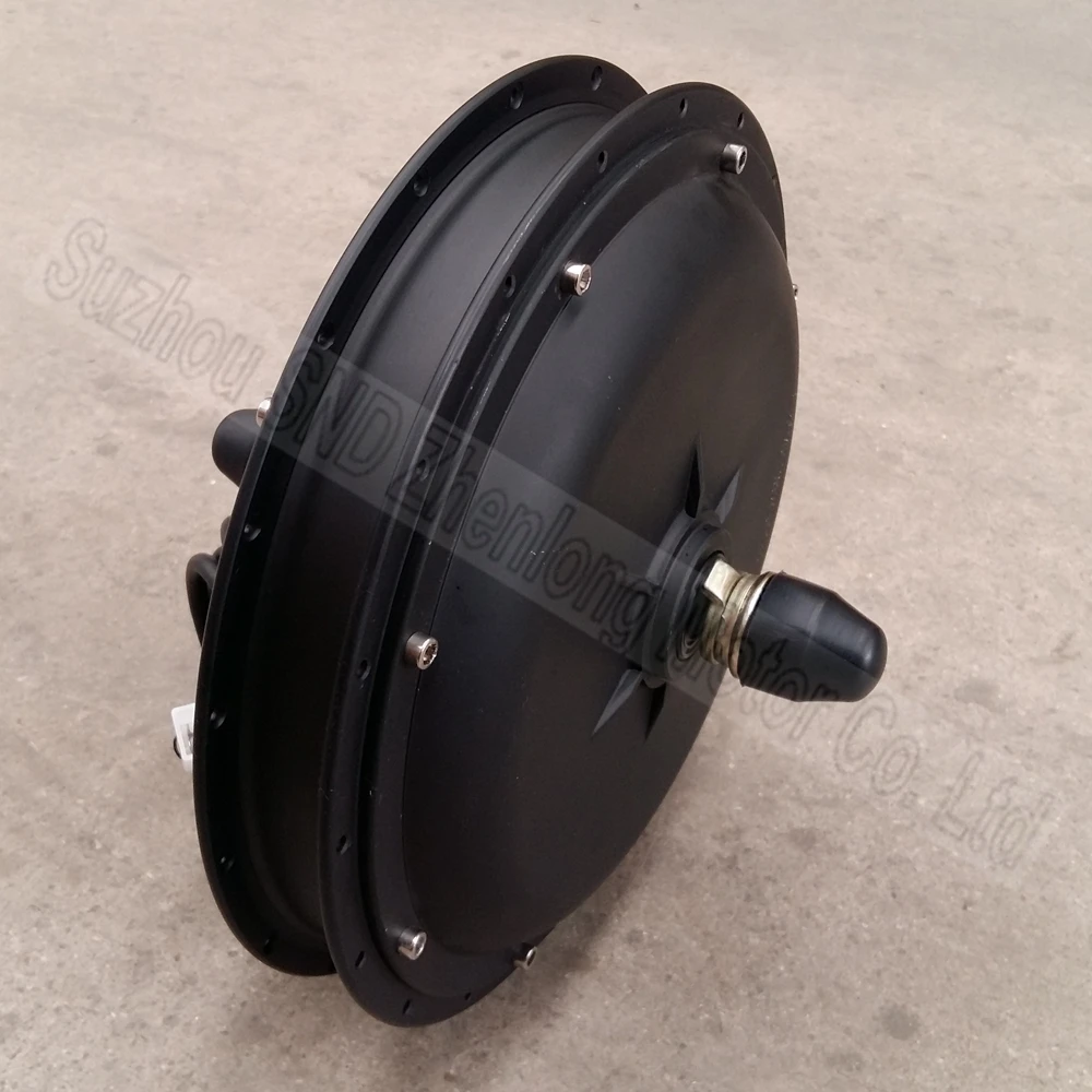 Best 48v Customized 1500w 60V brushless electric bike wheel front spoke hub motor  G-M038 2