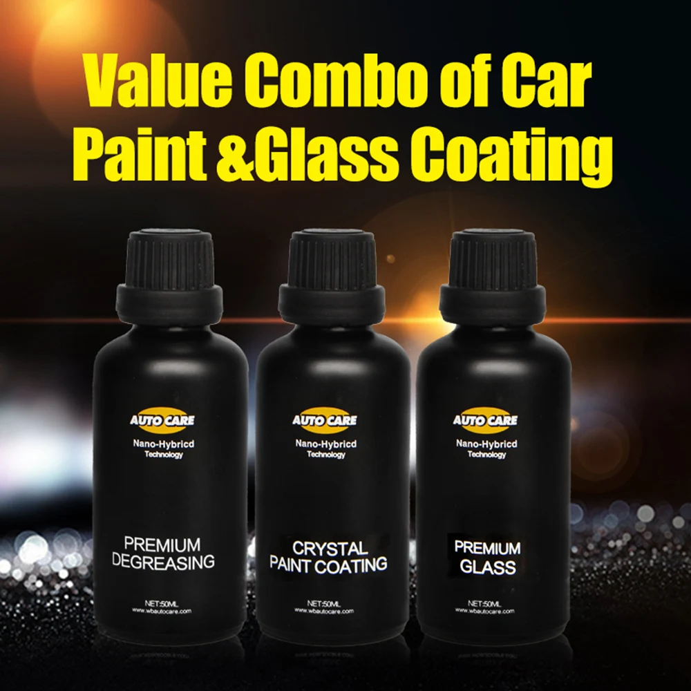 Coating Pro Paint 9H Coat Liquid Glass Ceramic Crystal Car Paint Scratch Repair Hydrophobic Glass Coating With Degreasing Agent factors affecting the glass ceramic coating