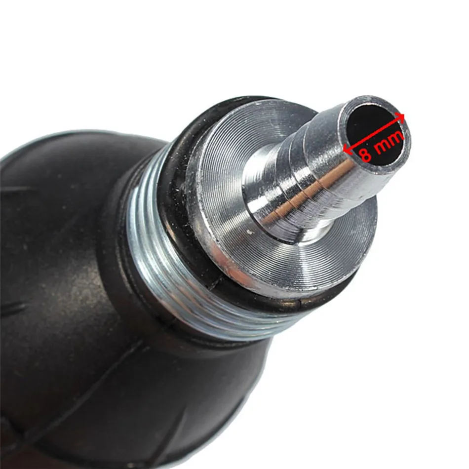 Pompe à Amorçage Manuelle En Caoutchouc 12mm (1/2") Pour Carburant - Marque Uxcell - Argentée - Neuf