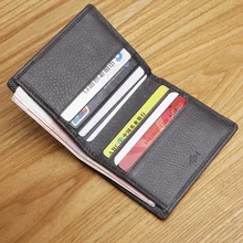 LAN echtes leder herren geldbörse multi halter schlanke brieftasche berühmte marke geldbörsen halter