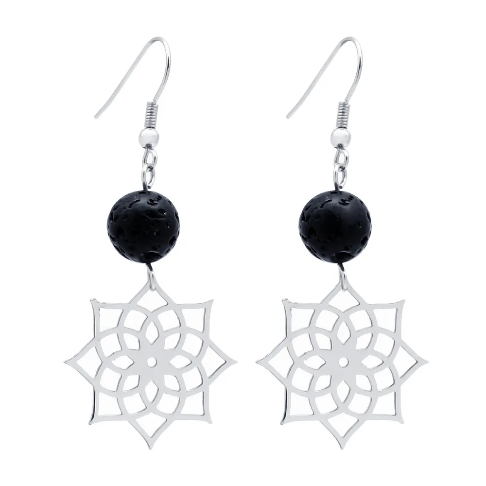ZP-SS033-2 Lava Diffuser Earrings