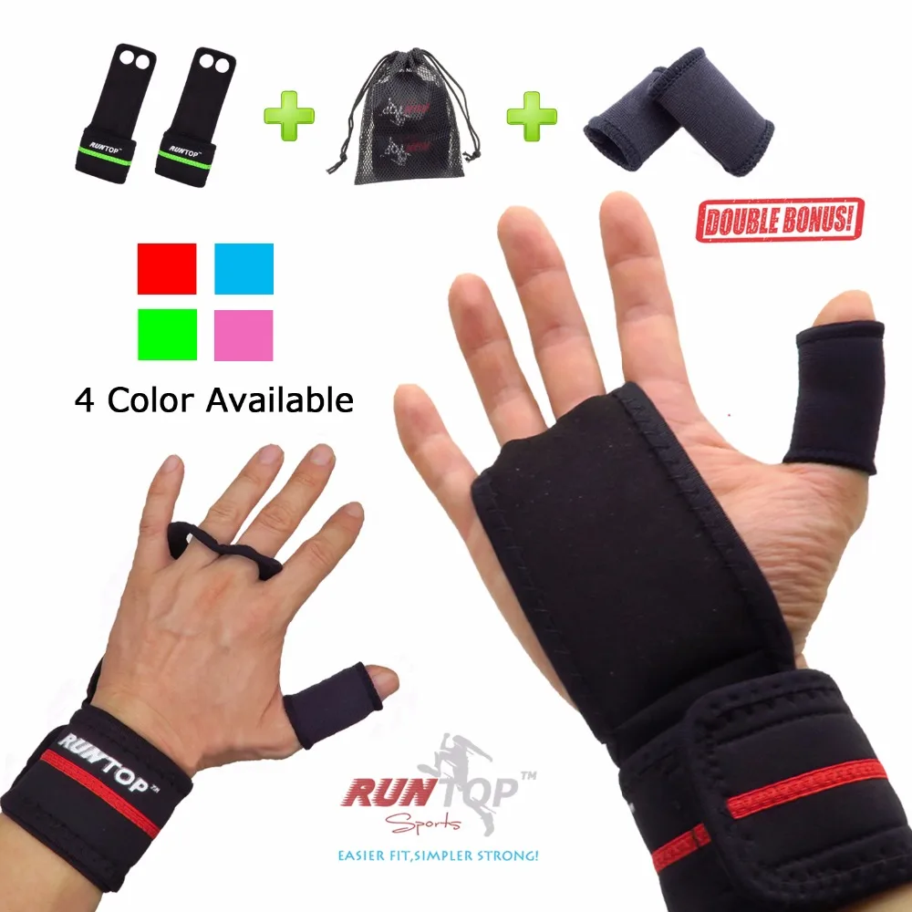 RUNTOP Workout Fitness GYM font b Weight b font font b Lifting b font Crossfit Gloves