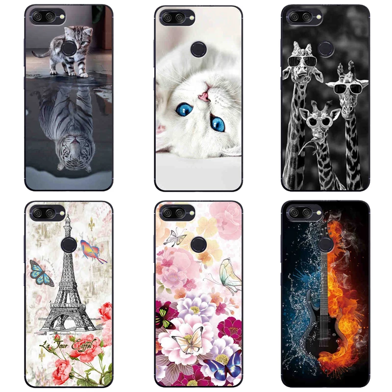 For ASUS ZenFone Max Plus M1 ZB570TL Case Phone Back Cover Painted Asus 5.7&quot Protection Shell Fundas |