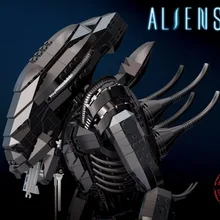 XB-04001 шт. подлинный креативный фильм серии инопланетянин робот набор образовательных строительных блоков Кирпичи Детские игрушки, подарки для детей