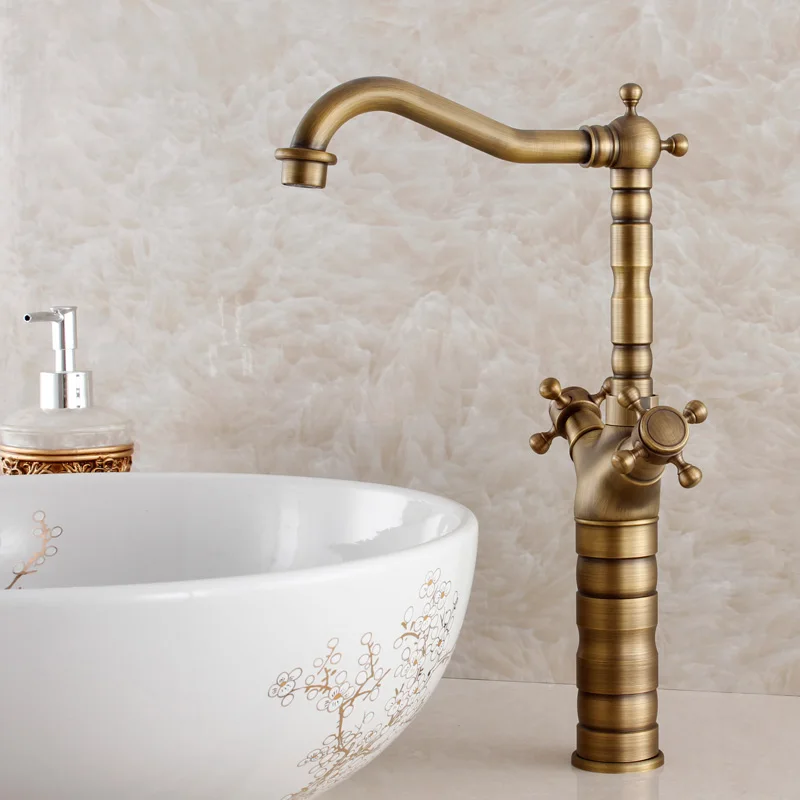 Antique copper hot and cold water mixer kitchen faucet sink mixer wash basin faucet Antique copper hot and cold water mixer kitchen faucet sink mixer wash basin faucet