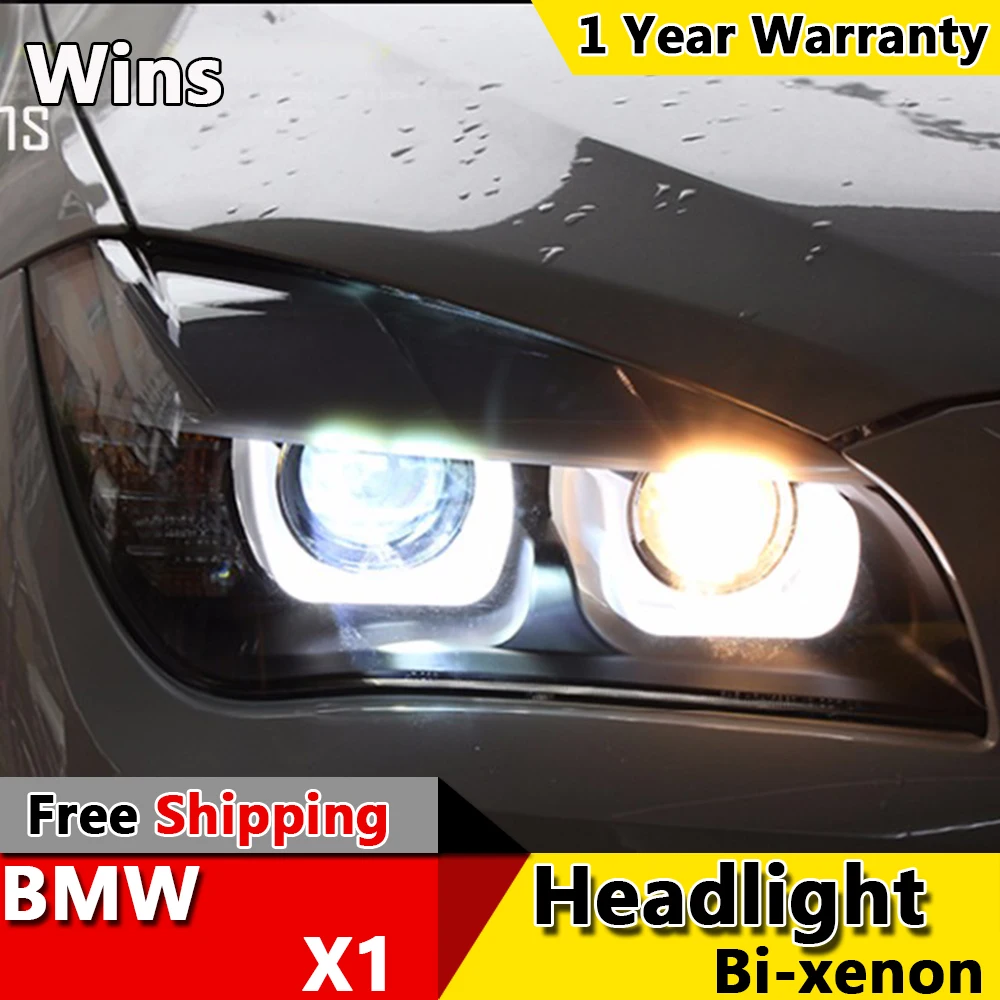

Wins lights for BMW X1 2012-2014 LED Headlight for X1 Head Lamp LED Daytime Running Light LED DRL Bi-Xenon HID