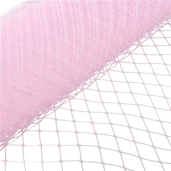 

28 Colors 10"25CM Pink Birdcage Veil women fascinators Veiling Millinery bridal mesh netting DIY Hair accessories 10yard/lot