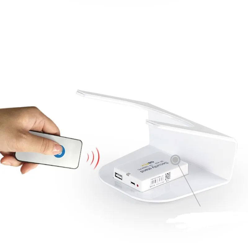

DHL air shipping remote control white color charging function alarms display holder for ipad android tablet
