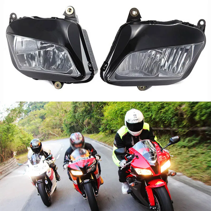 IN clear fit for honda cbr600rr cbr 2007 09 10 2012 f5 headlight lamp assembly 