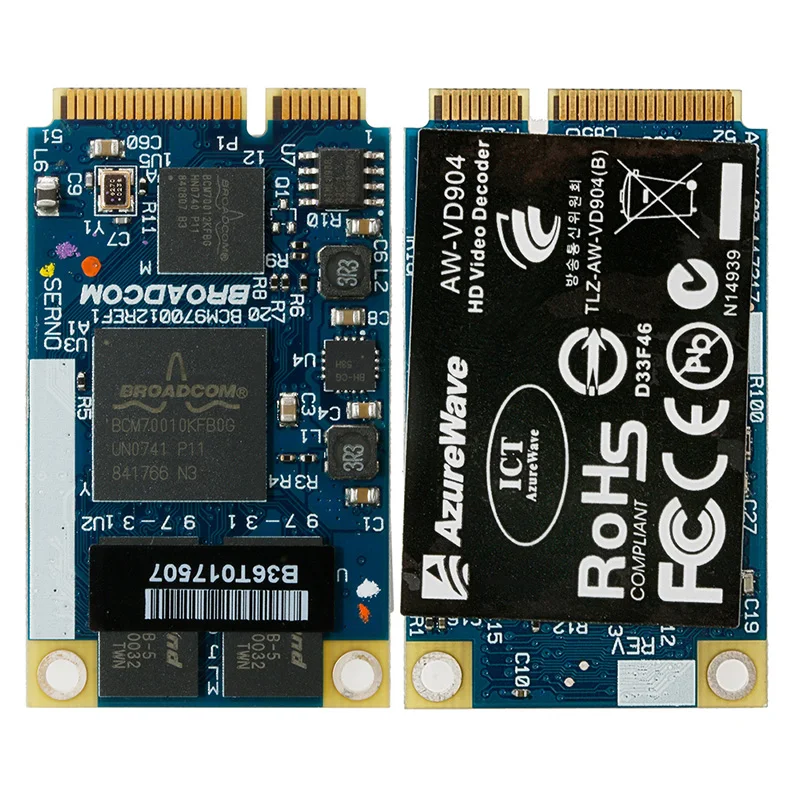 1 комплект BCM970012 BCM70012 декодер формата HD мини карта PCIE для APPLE TV Netbooks Новинка|Платы