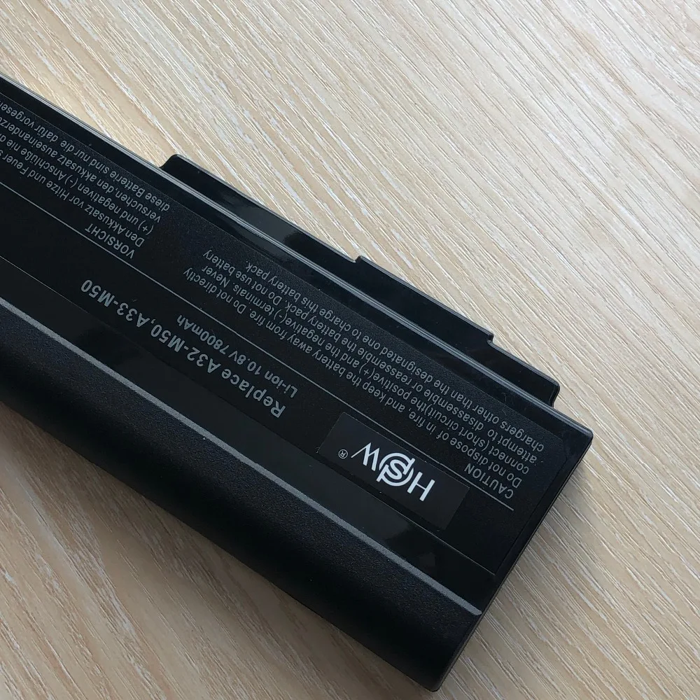 7800mAh Аккумулятор для ноутбука ASUS N53S N53SV A32 M50 N61 N53 M50s X64|Аккумуляторы ноутбуков| |