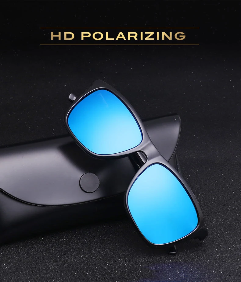 DJXFZLO новые брендовые модные унисекс солнцезащитные очки поляризационные солнцезащитные очки UV400 Мужские очки классические ретро солнцезащитные очки для вождения