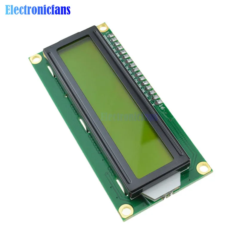 Модуль ЖКД синий зеленый Экран IIC I2C Интерфейс 1602 16*2 ЖК-дисплей 5 V для arduino 1602 ЖК-дисплей UNO R3 Mega2560 ЖК-дисплей 1602 адаптер пластины