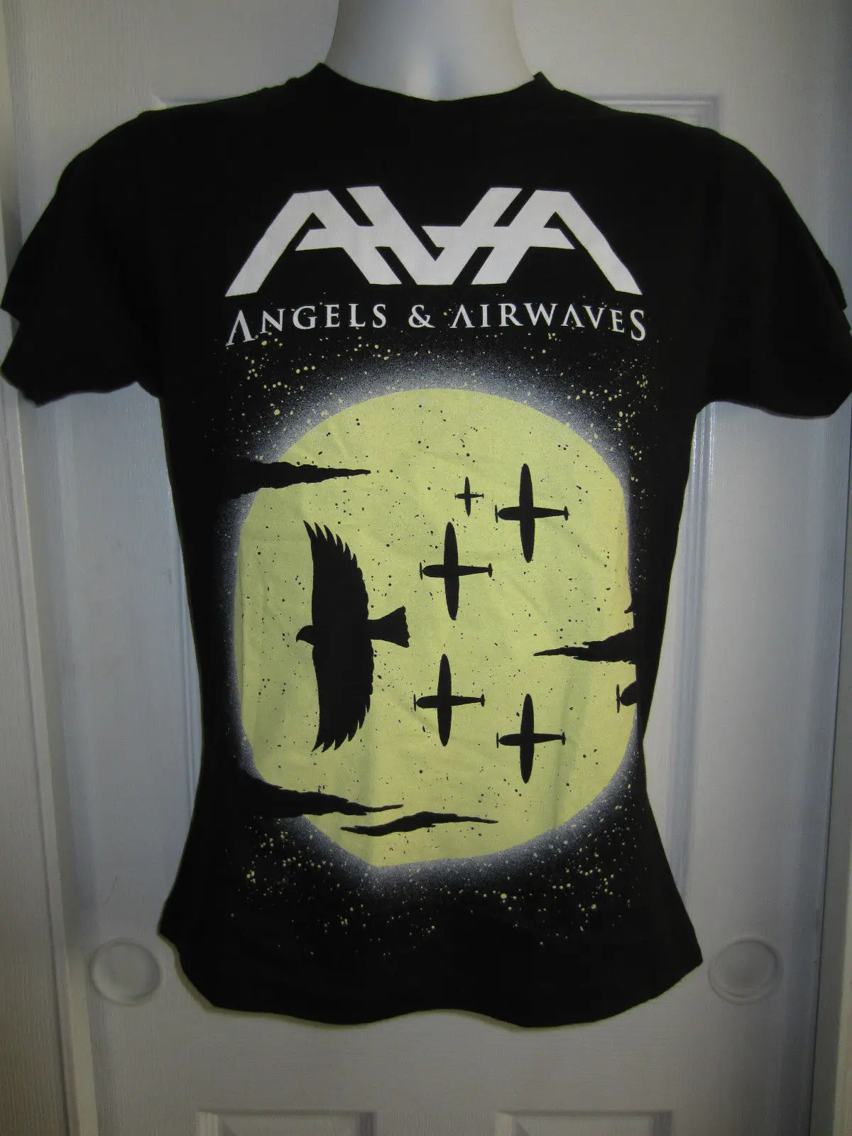 Популярная тема: футболка с принтом Орел AVA Angels & Airwaves обтягивающие Новые футболки