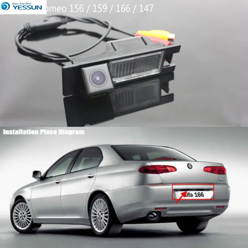 

YESSUN car camera FOR Alfa Romeo 166 Car Rear View Back Up Reverse Parking Camera Waterproof HD CCD