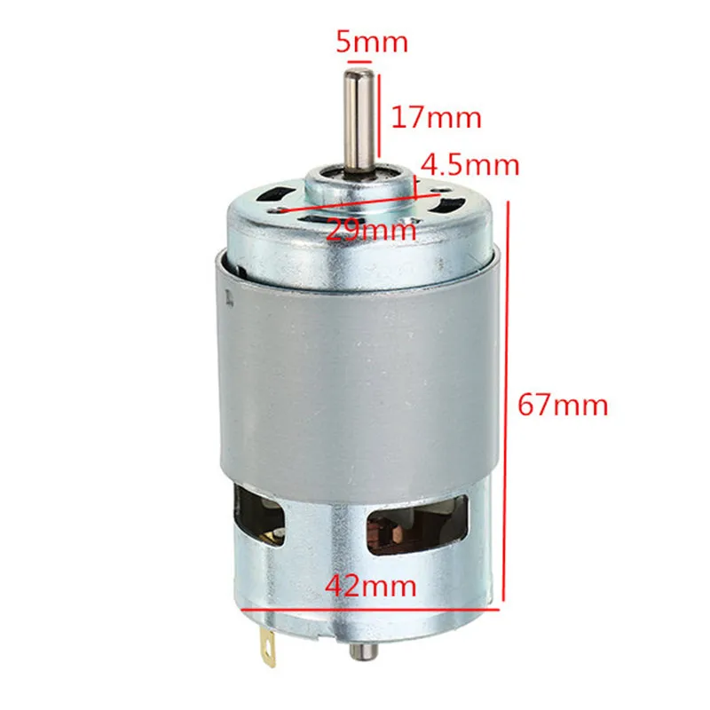 

775 Motor DC 12V 10000rpm Motor Ball Bearings 150W Large Torque High Speed Large Torque Power Motor