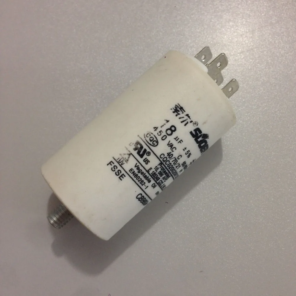 

Nonpolar AC 450V 50/60Hz 18UF Motor Start-up Capacitor CBB60A-1