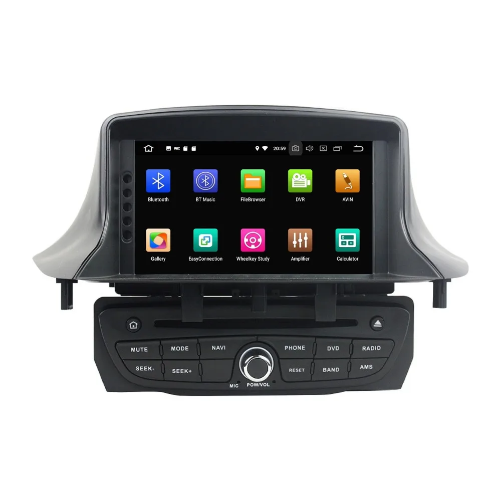 Excellent Android 8.0 Octa Core Car Multimedia DVDGPS for Renault Megane III Fluence 2009-2016 4GB RAM Radio Bluetooth WiFi Mirror-link 4