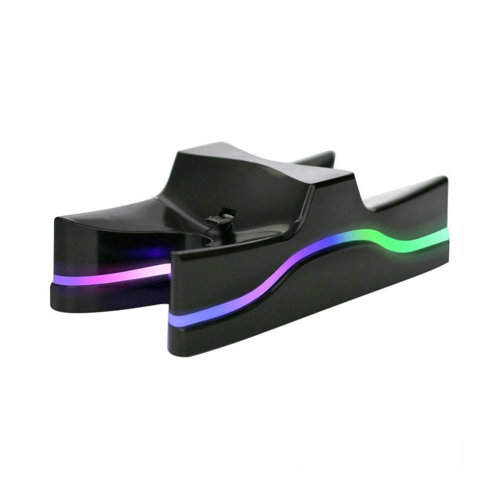 

For Playstation PS4 Games Controle Dock LED Dual Charger Holder Mando USB Quick Charging Stand Oplader For Dualshock 4 Charge