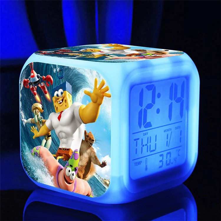 spongebob alarm clock popup