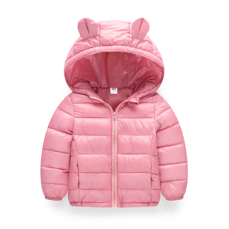 

2019 Autumn Winter Baby Girls Jacket For Boys Infant Jacket Kids Long sleeve Warm Hooded Zipper Outerwear Coat Children Clothes