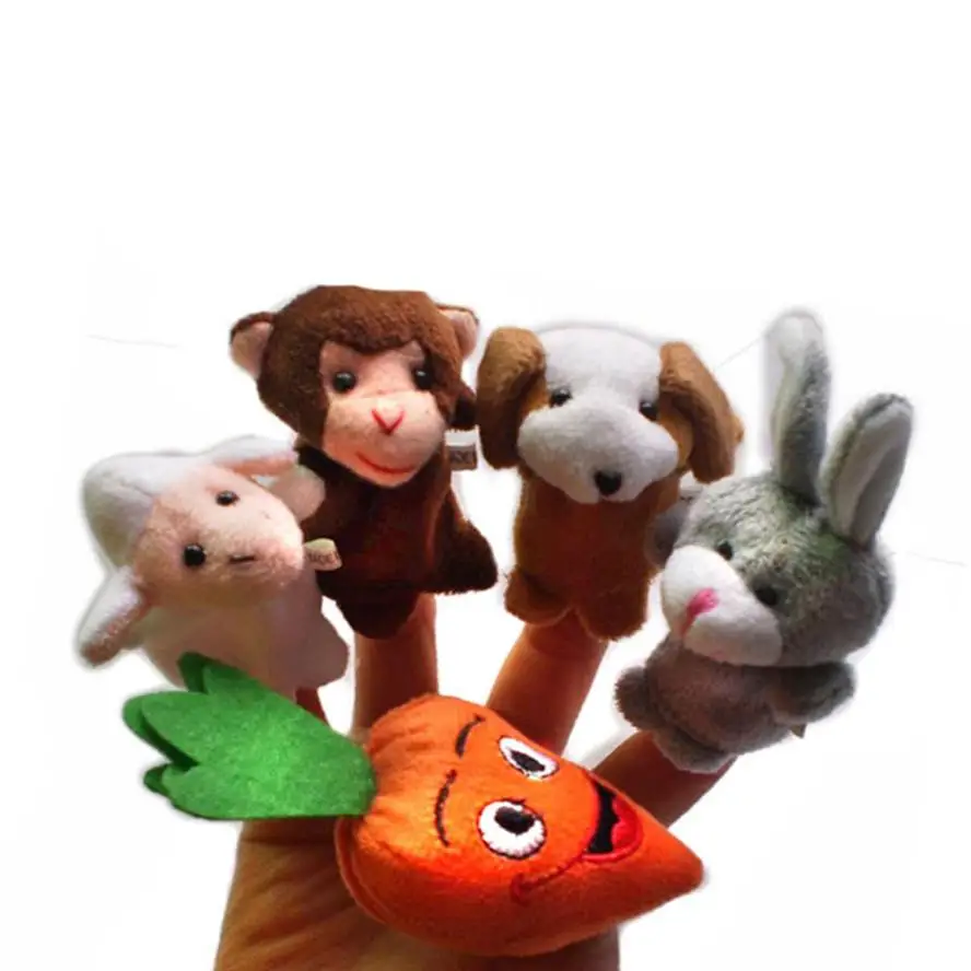 5 Pcs Finger Even, Storytelling, Good Toys, Hand Puppet for Baby's Gift
