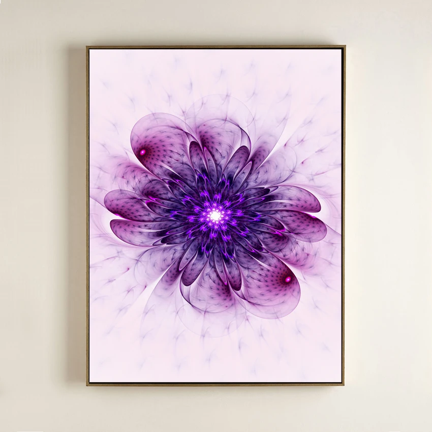 Anastasiya-M-700-Purple Flower Digital Arta