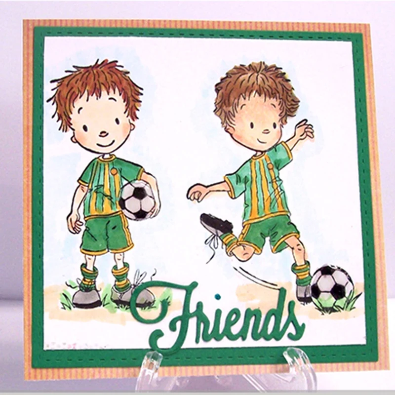 

Friends Word Cloud Frame Metal Cutting Dies Stencil for DIY Scrapbooking Paper Cards Making Decorative Crafts Supplies New 2018