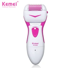 Kemei2502 Feet Care Tool Electric Exfoliator Pedicure Callus Skin Remover Personal Care Peeling Foot Massager
